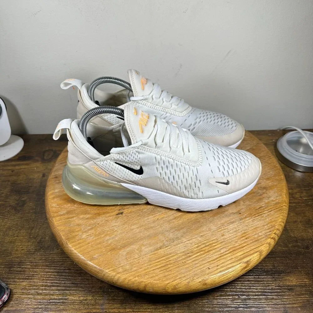 Nike Air Max 270 White Desert Sand‎ DH3050-100 Shoes Sneakers Women's Size 9